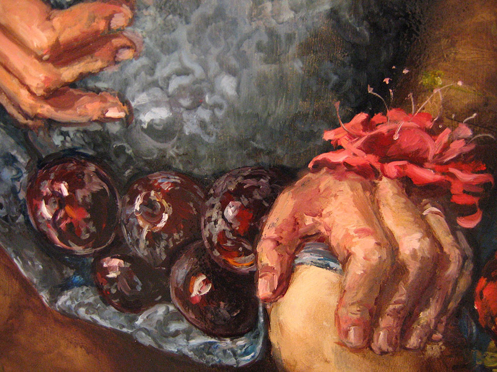 Fruits of The Forest, 2006, oil on canvas 180cm x 135cm