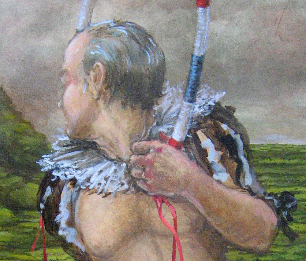 It's All About the Fun of The Chase, Bob 2006 oil on canvas 191cm x 276cm