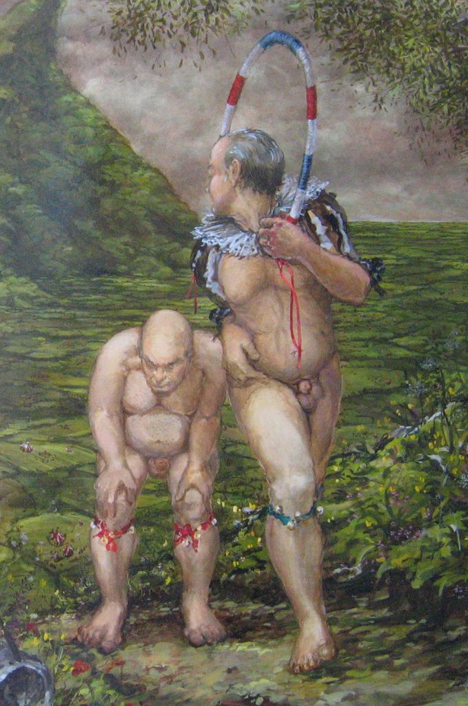 It's All About the Fun of The Chase, Bob 2006 oil on canvas 191cm x 276cm