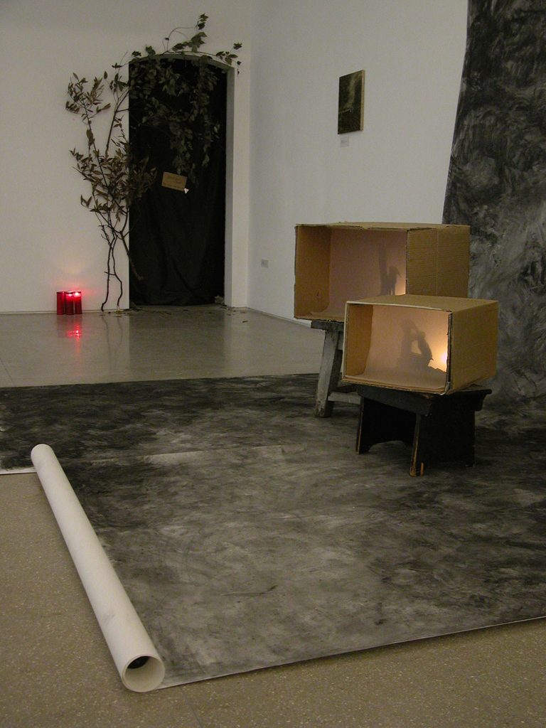 'Unrolled Landscape (Nights at Fairy Hill), 2006, mixed media and dimensions