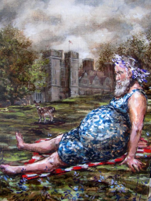 Rubens sur l’Herbe, 2013 Oil on canvas 26cm x 20cm