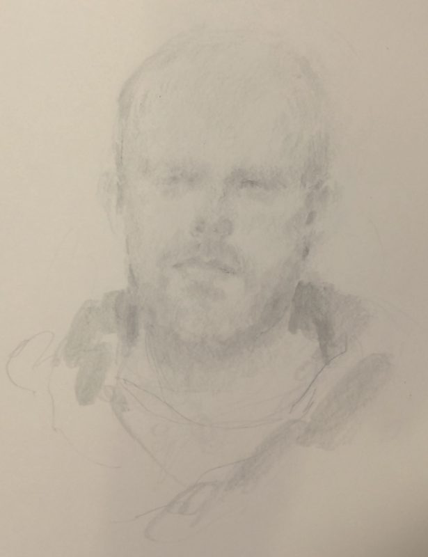 Steven Grainger 2017 pencil on paper 29 x 21cm