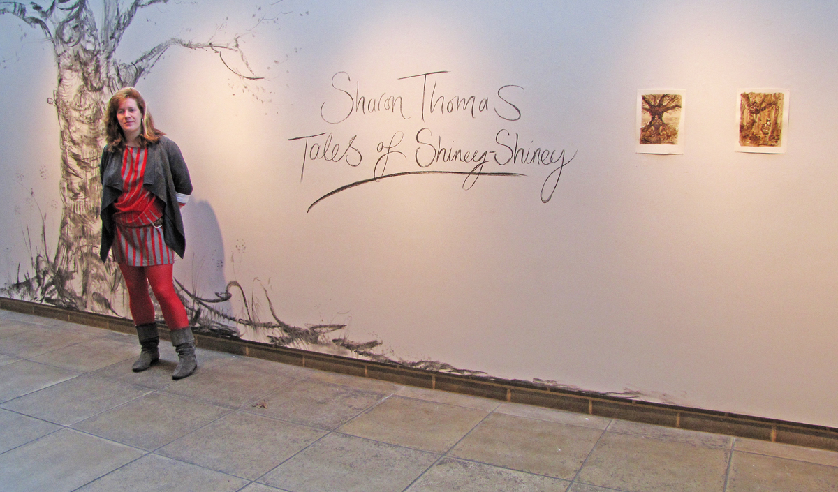 Opening of Tales of Shiney - Shiney, 2009, Northwall Arts Centre, Oxford, November 2009