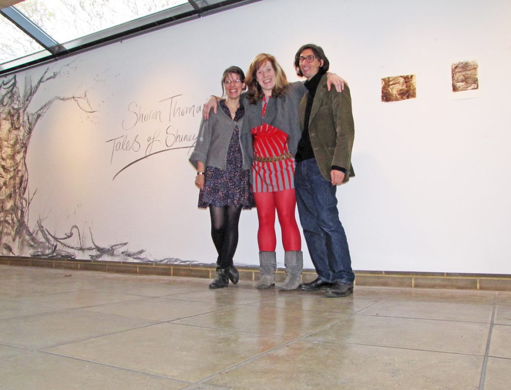 Opening of Tales of Shiney - Shiney with Sarah and Francesco, 2009, Northwall Arts Centre, Oxford, November 2009