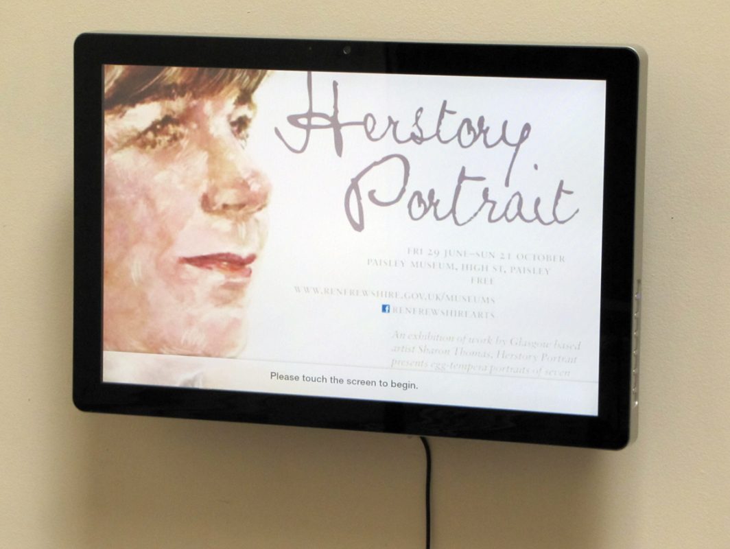 Herstory Portrait, Paisley Museum, 2012