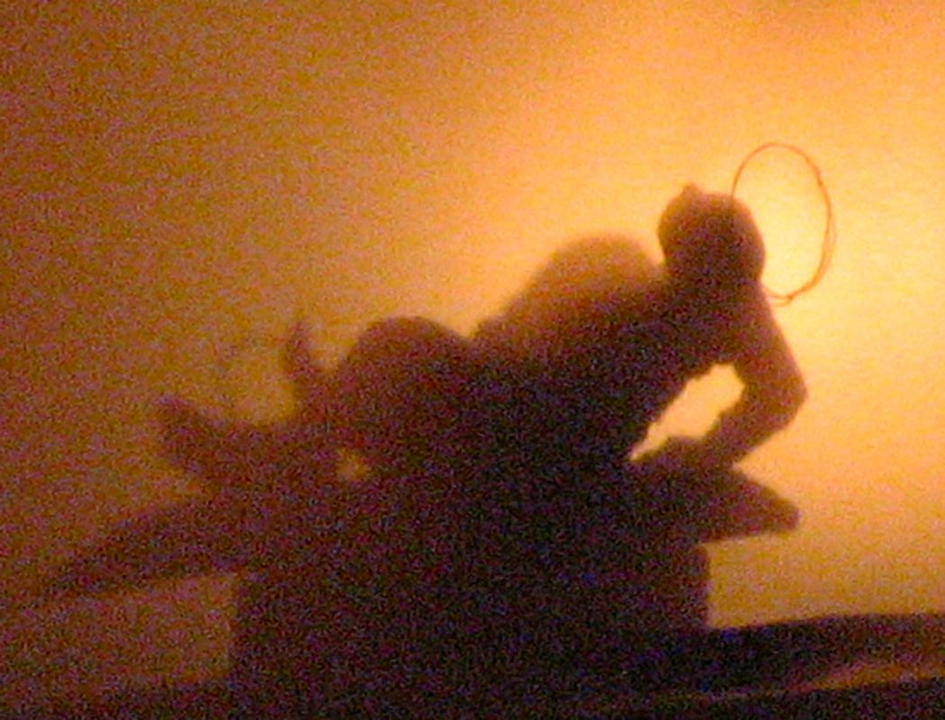 Nights at Fairy Hill, shadow installation variations, 2008